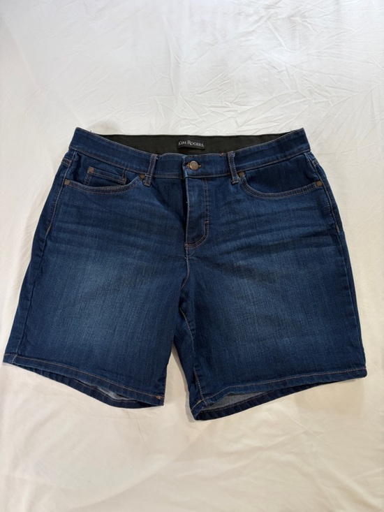Kim Rogers Pants - Kim Rogers Deep Indigo Denim Shorts